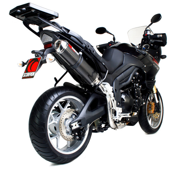 Scorpion Exhaust Triumph Tiger 1050 2007 - 2012 Factory Oval Slip-on Carbon Fibre Sleeve